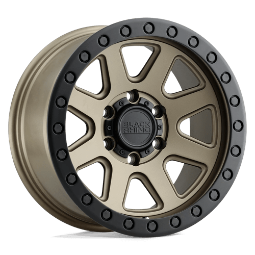 Black Rhino Hard Alloys Baker 18x9 Matte Bronze w/Black Ring 12mm ET 112.1mm CB 6x139.7