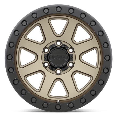 Black Rhino Hard Alloys Baker 18x9 Matte Bronze w/Black Ring 12mm ET 112.1mm CB 6x139.7