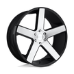 DUB Wheels S217 Baller 24x10 Gloss Black Brushed 30mm ET 87.1mm CB 6x135