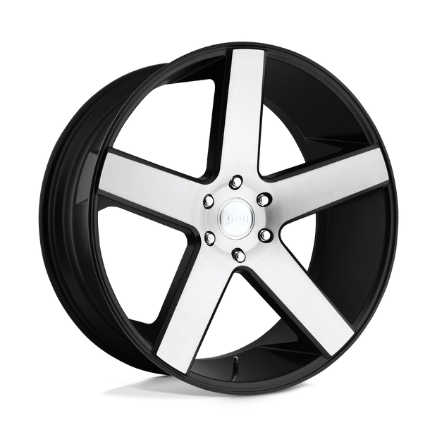DUB Wheels S217 Baller 24x10 Gloss Black Brushed 30mm ET 87.1mm CB 6x135