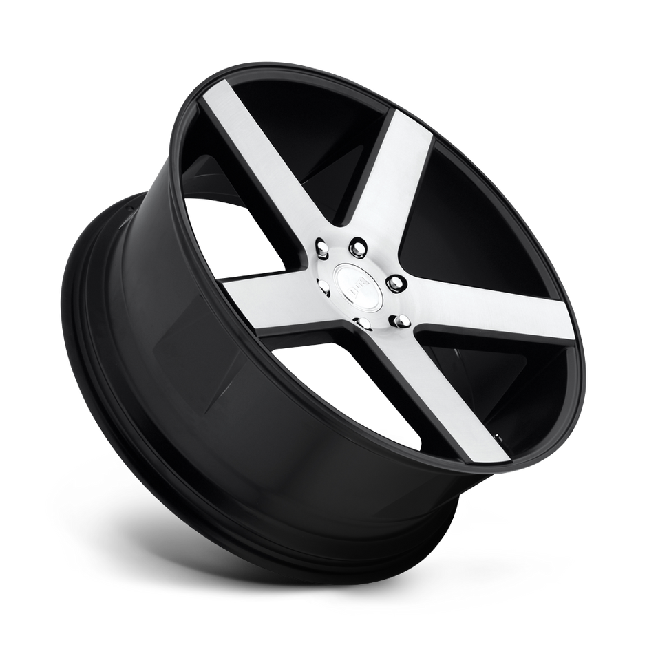 DUB Wheels S217 Baller 24x10 Gloss Black Brushed 30mm ET 87.1mm CB 6x135