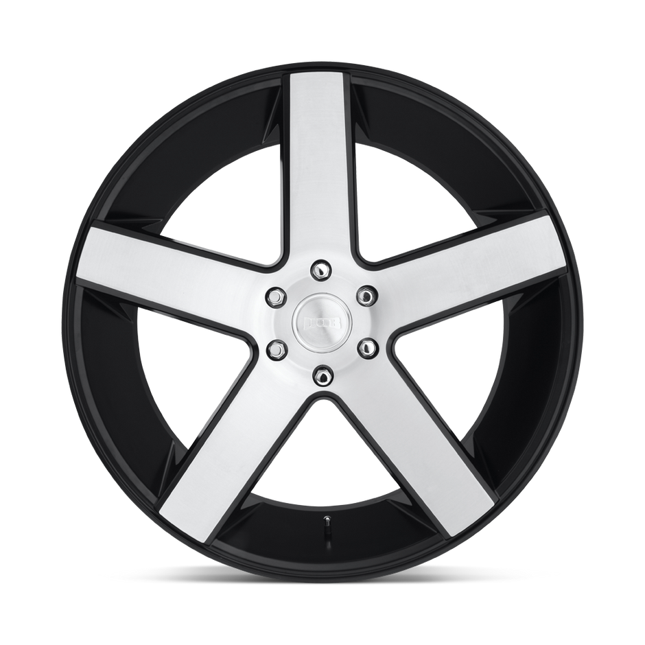 DUB Wheels S217 Baller 24x10 Gloss Black Brushed 30mm ET 87.1mm CB 6x135