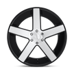 DUB Wheels S217 Baller 24x10 Gloss Black Brushed 30mm ET 87.1mm CB 6x135