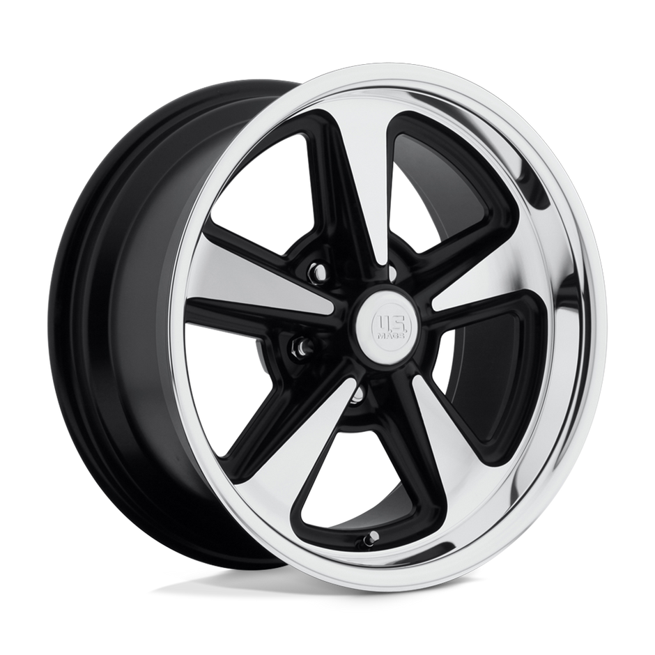 U.S. Mags U109 Bandit 17x9 Matte Black Machined 8mm ET 72.56mm CB 5x120.65