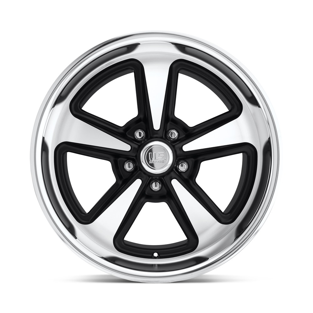 U.S. Mags U109 Bandit 17x9 Matte Black Machined 8mm ET 72.56mm CB 5x120.65