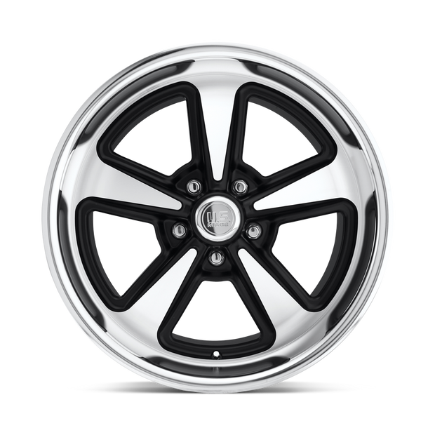U.S. Mags U109 Bandit 17x9 Matte Black Machined 8mm ET 72.56mm CB 5x120.65