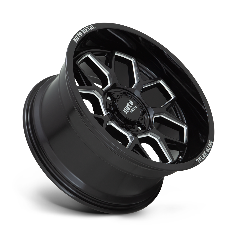 Moto Metal MO803 Banshee 20x10 Gloss Black Milled -18mm ET 71.5mm CB 5x127