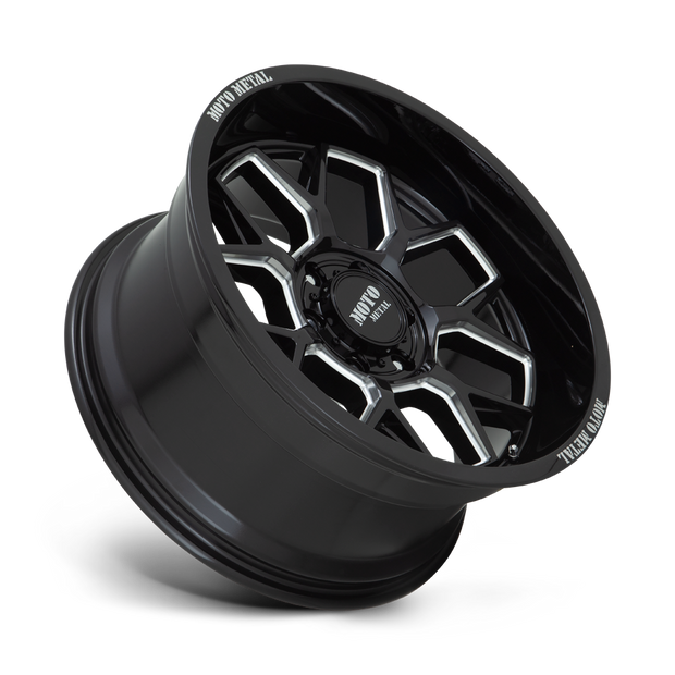 Moto Metal MO803 Banshee 20x10 Gloss Black Milled -18mm ET 71.5mm CB 5x127