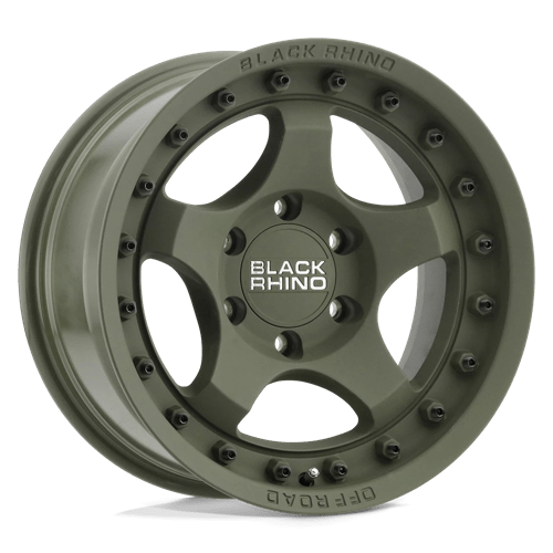 Black Rhino Hard Alloys Bantam 18x9 Olive Drab Green 12mm ET 112.1mm CB 6x139.7