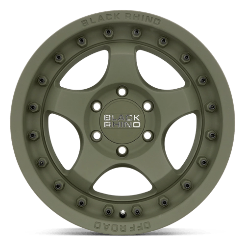 Black Rhino Hard Alloys Bantam 18x9 Olive Drab Green 12mm ET 112.1mm CB 6x139.7