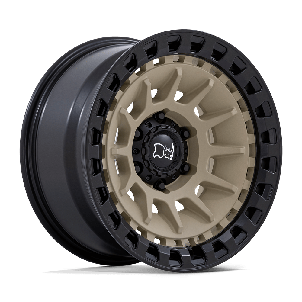 Black Rhino Hard Alloys Barrage 17x8.5 Desert Sand On Matte Black -10mm ET 71.5mm CB 5x127