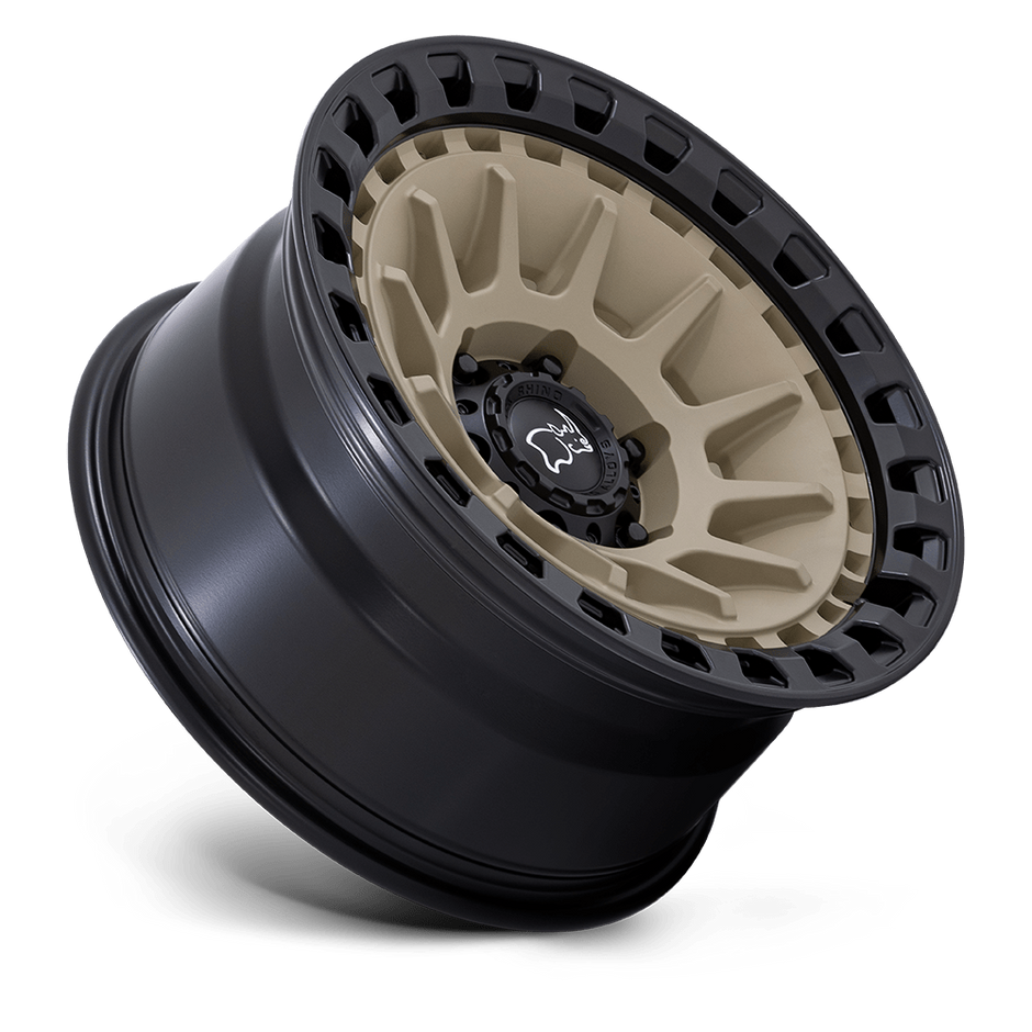 Black Rhino Hard Alloys Barrage 18x9 Desert Sand On Matte Black 0mm ET 87.1mm CB 6x135