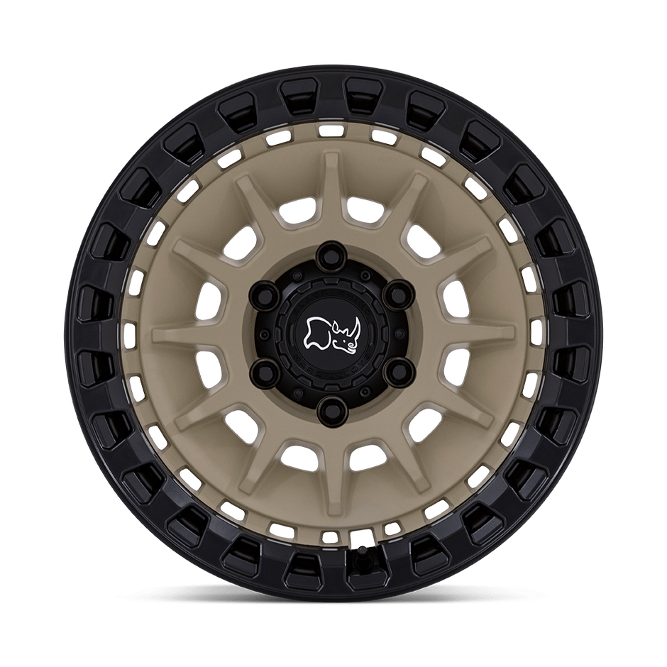 Black Rhino Hard Alloys Barrage 18x9 Desert Sand On Matte Black 0mm ET 87.1mm CB 6x135