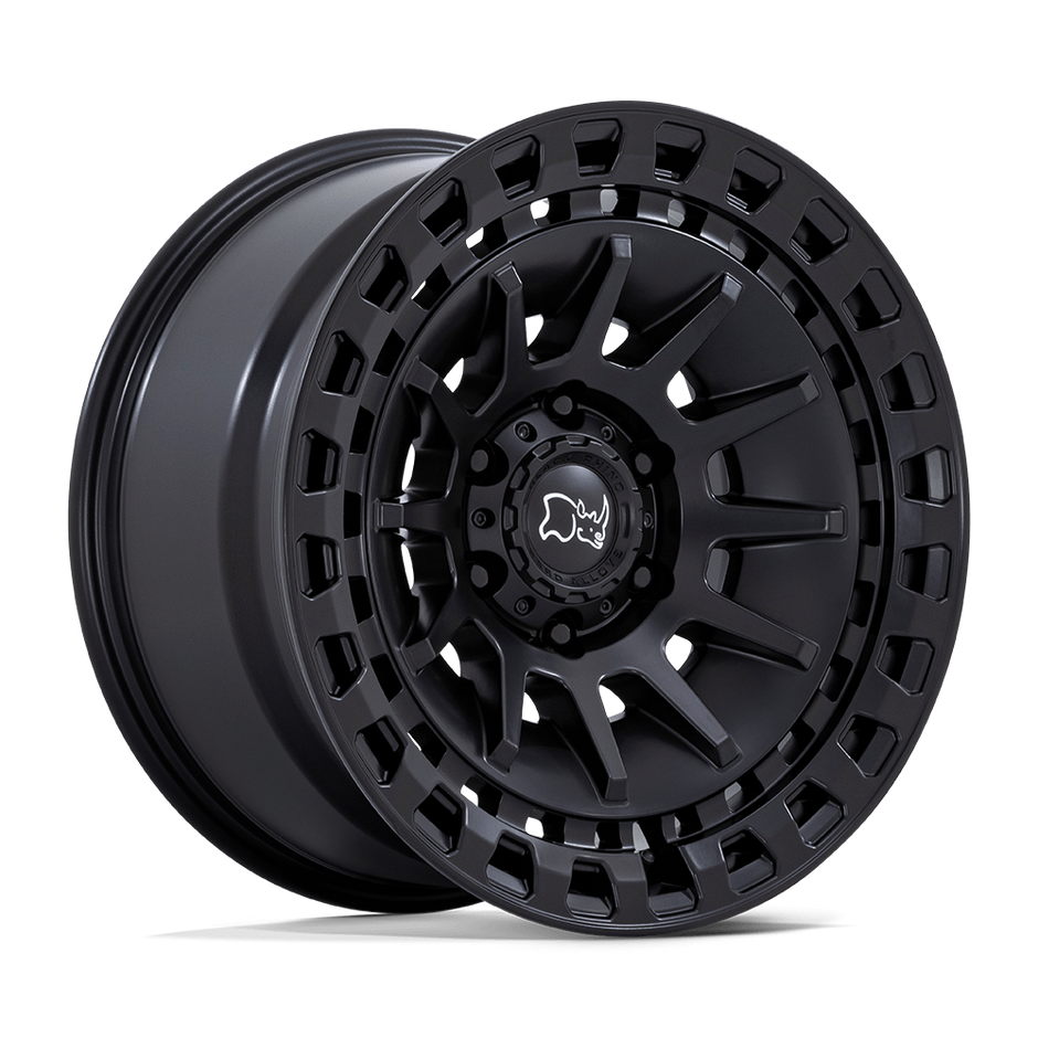 Black Rhino Hard Alloys Barrage 17x8.5 Matte Black -10mm ET 71.5mm CB 5x127