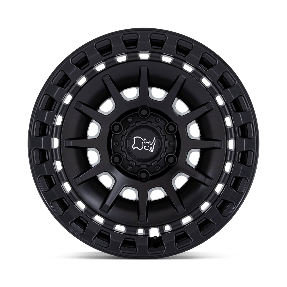 Black Rhino Hard Alloys Barrage 17x8.5 Matte Black -10mm ET 71.5mm CB 5x127
