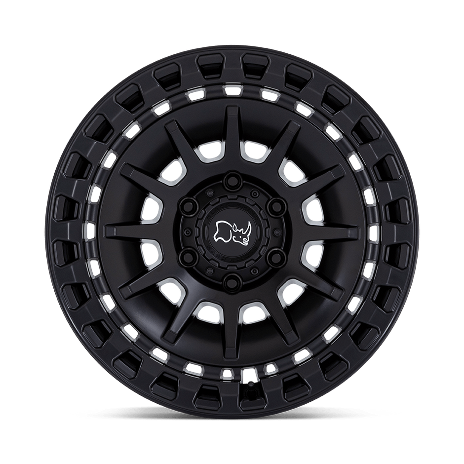 Black Rhino Hard Alloys Barrage 17x8.5 Matte Black -10mm ET 71.5mm CB 5x127