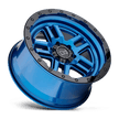 Black Rhino Hard Alloys Barstow 20x9.5 Dearborn Blue w/Black Ring 12mm ET 87.1mm CB 6x135