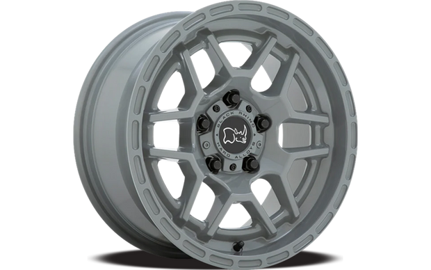 Black Rhino Hard Alloys Batona 17x8 Battleship Gray 30mm ET 71.6mm CB 5x127