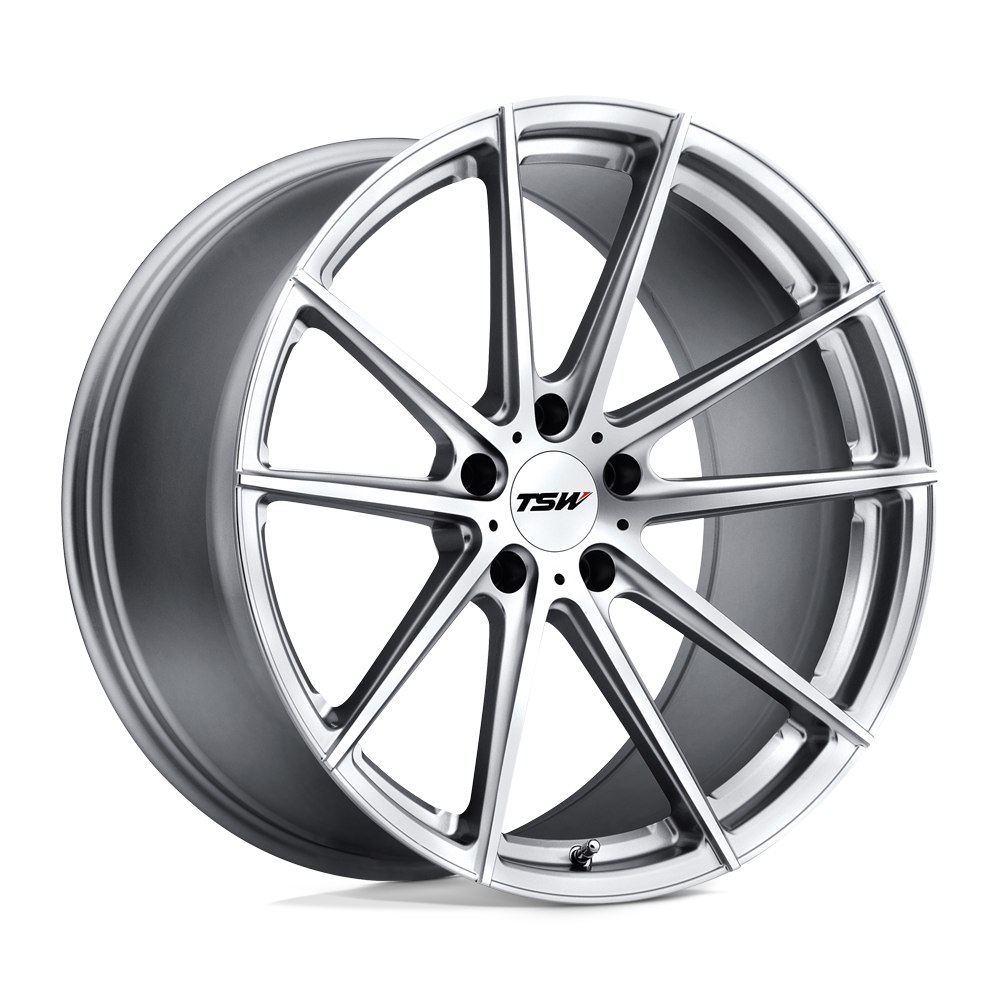 TSW Bathurst 19x8 Silver w/Mirror Cut Face 35mm ET 76.1mm CB 5x114.3