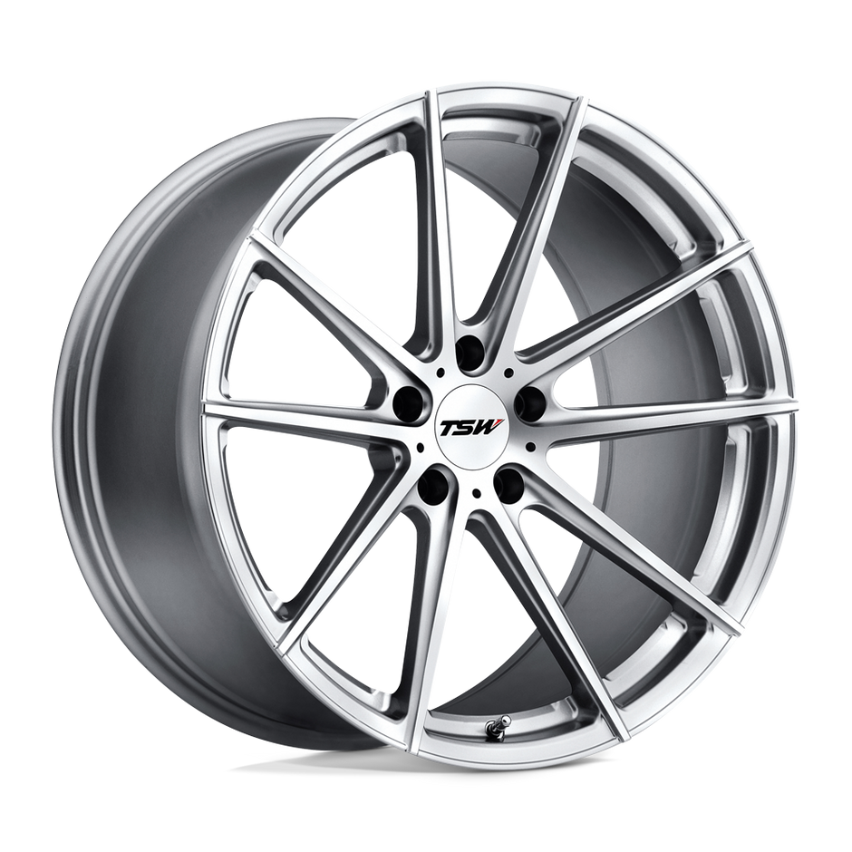 TSW Bathurst 19x8 Silver w/Mirror Cut Face 35mm ET 76.1mm CB 5x114.3