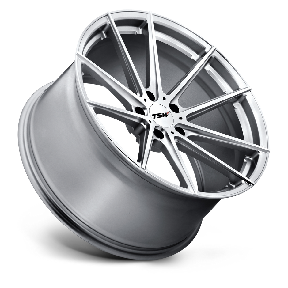 TSW Bathurst 19x8 Silver w/Mirror Cut Face 35mm ET 76.1mm CB 5x114.3