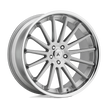 Asanti Wheels ABL24 Beta 22x10.5 Brushed Silver w/Chrome Lip 45mm ET 72.6mm CB 5x130