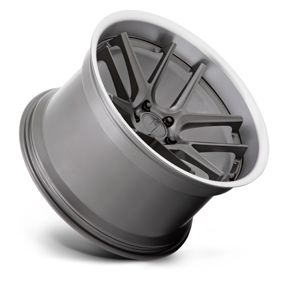 American Racing AR942 Bishop 20x12 Matte Gunmetal w/Machined Lip 6mm ET 71.5mm CB 5x115