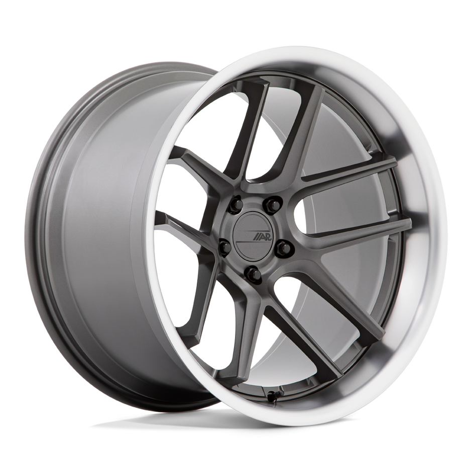 American Racing AR942 Bishop 20x12 Matte Gunmetal w/Machined Lip 6mm ET 71.5mm CB 5x115