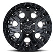 Black Rhino Hard Alloys Ozark 17x9.5 Matte Black -18mm ET 71.5mm CB 5x127