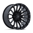 Fuel Wheels FC889 Blade 22x9 Gloss Black Milled 20mm ET 124.2mm CB 8x180