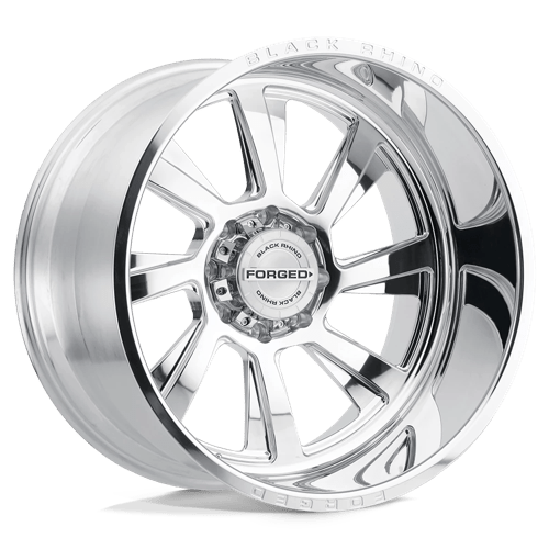 Black Rhino Hard Alloys Blaster 24x14 Polished -76mm ET 122.4mm CB 8x165.1