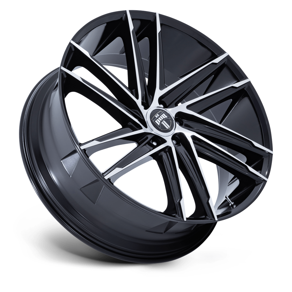 DUB Wheels DC275 Blaze 24x10 Gloss Black w/Machined Face 25mm ET 106.1mm CB 6x139.7