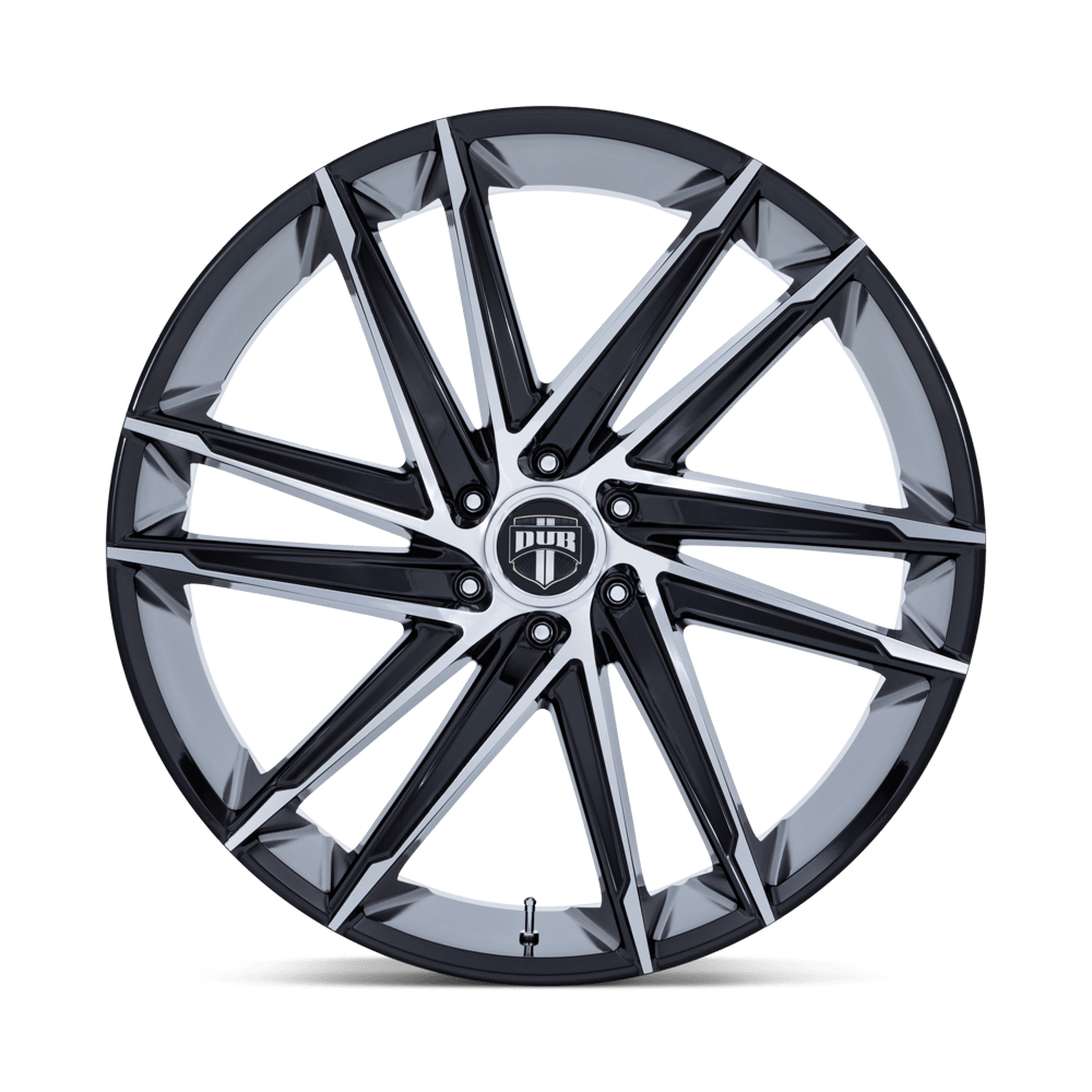 DUB Wheels DC275 Blaze 24x10 Gloss Black w/Machined Face 25mm ET 106.1mm CB 6x139.7
