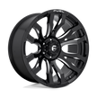 Fuel Wheels D673 Blitz 16x8 Gloss Black Milled 1mm ET 106.1mm CB 6x139.7