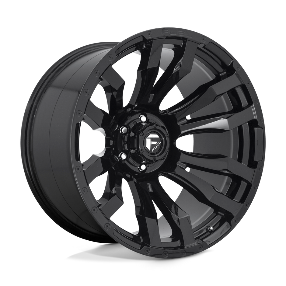 Fuel Wheels D675 Blitz 16x8 Gloss Black 1mm ET 106.1mm CB 6x139.7
