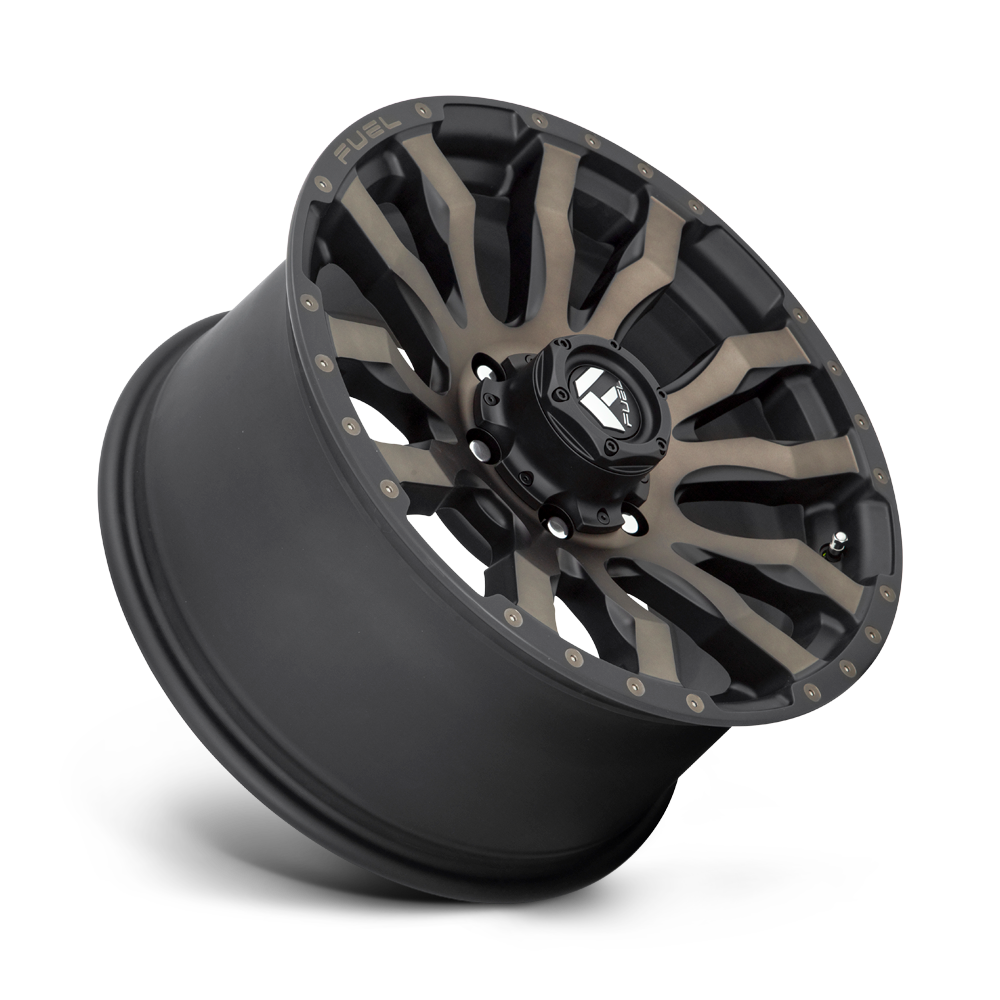 Fuel Wheels D674 Blitz 16x8 Matte Black w/Double Dark Tint 1mm ET 108mm CB 5x139.7