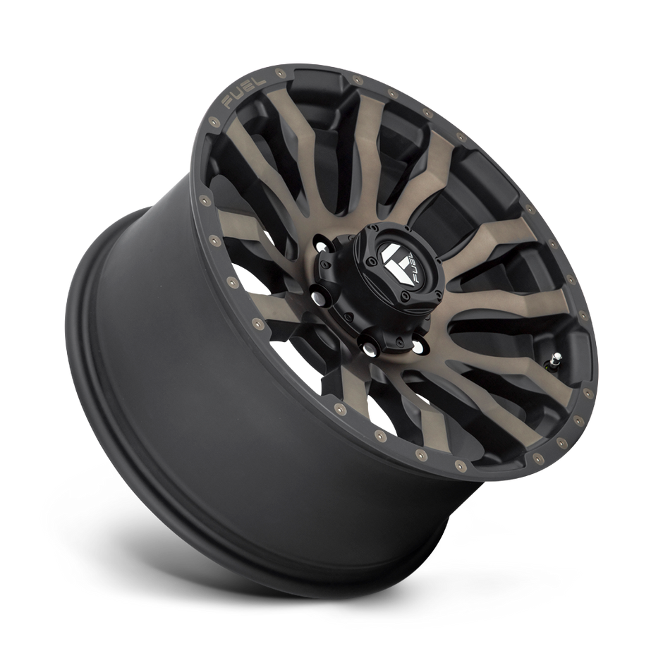 Fuel Wheels D674 Blitz 16x8 Matte Black w/Double Dark Tint 1mm ET 108mm CB 5x139.7