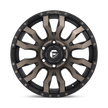 Fuel Wheels D674 Blitz 16x8 Matte Black w/Double Dark Tint 1mm ET 108mm CB 5x139.7