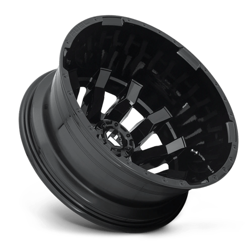 Fuel Wheels D675 Blitz Dually-Rear Outer 20x8.25 Gloss Black -240mm ET 121.5mm CB 8x165.1