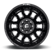 Fuel Wheels D673 Blitz Dually-Rear Outer 20x8.25 Gloss Black Milled -202mm ET 142mm CB 8x200