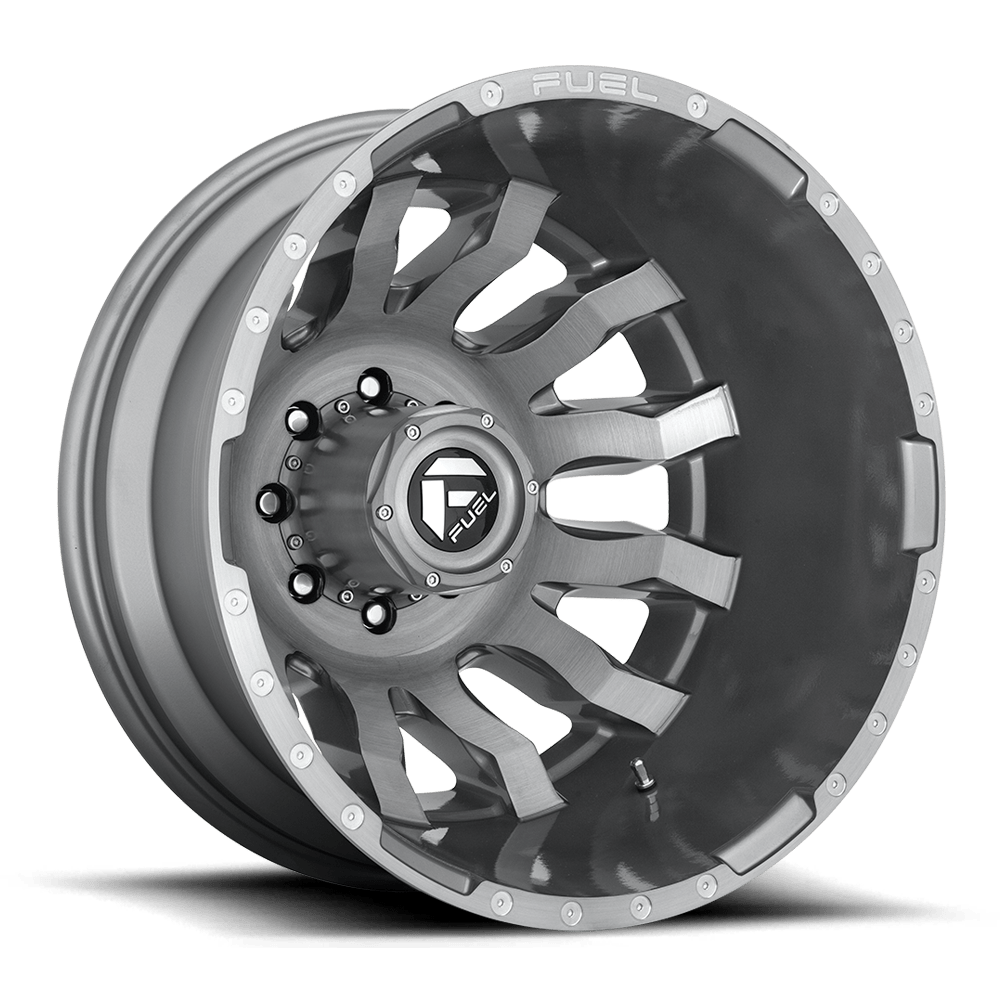 Fuel Wheels D693 Blitz Dually-Rear Outer 20x8.25 Platinum -22mm ET 125.1mm CB 8x170