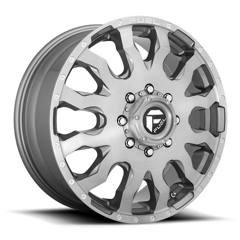 Fuel Wheels D693 Blitz Dually 20x8.25 Platinum 105mm ET 154.3mm CB 8x210