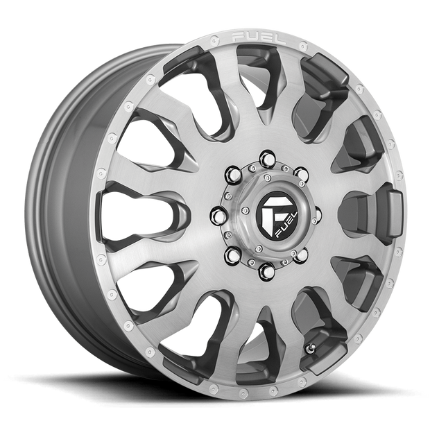Fuel Wheels D693 Blitz Dually 20x8.25 Platinum -246mm ET 154.3mm CB 8x210