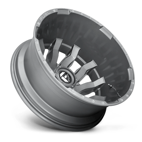 Fuel Wheels D693 Blitz Dually-Rear Outer 20x8.25 Platinum -22mm ET 125.1mm CB 8x170