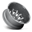 Fuel Wheels D693 Blitz Dually-Rear Outer 20x8.25 Platinum -22mm ET 125.1mm CB 8x170