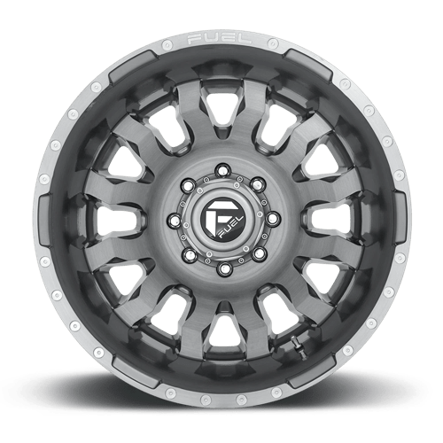 Fuel Wheels D693 Blitz Dually-Rear Outer 20x8.25 Platinum -22mm ET 125.1mm CB 8x170