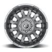 Fuel Wheels D693 Blitz Dually-Rear Outer 20x8.25 Platinum -22mm ET 125.1mm CB 8x170