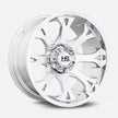 Hardrock Offroad Bloodshot Xposed 22x12 Chrome -51mm ET 87.1mm CB 6x135 wheel