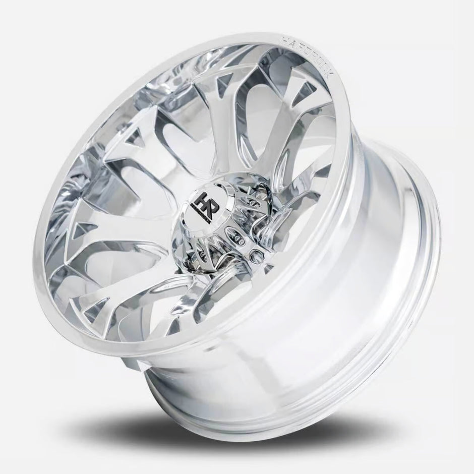 Hardrock Offroad Bloodshot Xposed 22x12 Chrome -44mm ET 125.2mm CB 8x170 wheel
