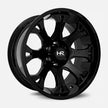 Hardrock Offroad Bloodshot Xposed 24x14 Gloss Black -76mm ET 87.1mm CB 6x135 wheel